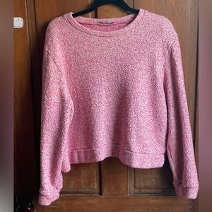 Zara pink sweater size M
